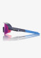 náhľad Detské slnečné okuliare 100% Slendale YOUTH Matte White/Pink - HiPER Vital Pink Mirror Lens