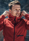 náhľad Pánska bunda Martini Hillclimb HS Hooded Jkt M Red Moon/Red Moon 560/560