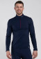 náhľad Pánsky rolák Kjus Men Feel Midlayer Half-Zip, KJUS Navy/Chili