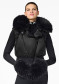 náhľad Dámska vesta Goldbergh Reiya Bodywarmer Faux Border Black