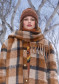 náhľad Dámsky šál Goldbergh Akiko Scarf Deep Mocha