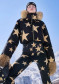 náhľad Dámska bunda Goldbergh Shinnen Ski Jacket Faux Border Black/Gold