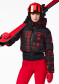 náhľad Dámska bunda Goldbergh Gaito Ski Jacket Street Signs Black/Red