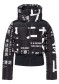 náhľad Dámska bunda Goldbergh Gaito Ski Jacket Street Signs Black/White