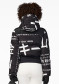 náhľad Dámska bunda Goldbergh Gaito Ski Jacket Street Signs Black/White