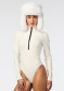 náhľad Dámske body Goldbergh Poppy Ski Body Snow White