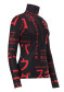 náhľad Dámsky rolák Goldbergh Misato Ski Pully Street Signs Black/Red