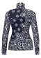 náhľad Dámsky rolák Goldbergh Toriko Ski Pully Bandana Paisley Blue