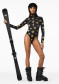 náhľad Dámske body Goldbergh Emiri Ski Body Black/Gold