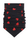 náhľad Dámsky nákrčník Goldbergh Kouki Neckwarmer Black/Flame