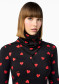 náhľad Dámsky nákrčník Goldbergh Kouki Neckwarmer Black/Flame