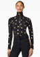 náhľad Dámsky rolák Goldbergh Aimi Ski Pully Black/Gold