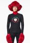 náhľad Dámske tričko Goldbergh Neko Long Sleeve Top Black