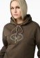 náhľad Dámska mikina Goldbergh Calm Hooded Sweater Army