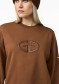 náhľad Dámska mikina Goldbergh Tova Crew Neck Sweater Deep Mocha