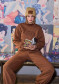 náhľad Dámska mikina Goldbergh Tova Crew Neck Sweater Deep Mocha