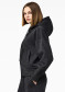 náhľad Dámska mikina Goldbergh Alura Hooded Full Zip Cardigan Black Lurex Melange