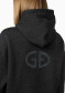 náhľad Dámska mikina Goldbergh Alura Hooded Full Zip Cardigan Black Lurex Melange