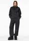 náhľad Dámska mikina Goldbergh Alura Hooded Full Zip Cardigan Black Lurex Melange