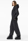 náhľad Dámska mikina Goldbergh Alura Hooded Full Zip Cardigan Black Lurex Melange