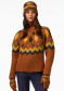 náhľad Dámsky sveter Goldbergh Hanashi Sweater Deep Mocha