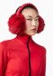 náhľad Dámske klapky Goldbergh Fluffy Earwarmers Flame