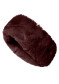 náhľad Dámska čelenka Goldbergh Froid Fluffy Headband Vino Rosso