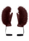 náhľad Dámske rukavice Goldbergh Hill Mittens Vino Rosso