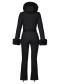 náhľad Dámska kombinéza Goldbergh Vita Ski Suit Faux Border Black