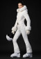 náhľad Dámska kombinéza Goldbergh Vita Ski Suit Faux Border Snow White