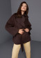 náhľad Dámska blúzka Marc Cain BC 51.18 W90 Blouse Seal Brown 697