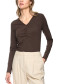 náhľad Dámske tričko Marc Cain BC 48.48 J17 t-shirt Seal Brown 697