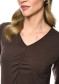 náhľad Dámske tričko Marc Cain BC 48.48 J17 t-shirt Seal Brown 697