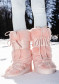 náhľad Detské topánky Moon Boot Icon Faux Fur JR J042 Dusty Pink