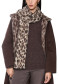 náhľad Dámsky šál Marc Cain BS B4.22 Z35 Scarf 697 Seal Brown