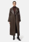 náhľad APPARIS Lana Sans Leather Trench Coat Deep Brown