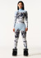 náhľad Dámske legíny Perfect Moment Jacquard Base Layer Pant 2241 Landscape/Blue