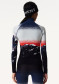 náhľad Perfect Moment 1/4 Zip Jacquard Baselayer Top 2426 Dusk Mountain