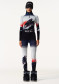 náhľad Perfect Moment 1/4 Zip Jacquard Baselayer Top 2426 Dusk Mountain