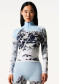 náhľad Perfect Moment 1/4 Zip Jacquard Baselayer Top 2241 Landscape/Blue