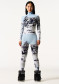 náhľad Perfect Moment 1/4 Zip Jacquard Baselayer Top 2241 Landscape/Blue