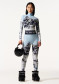 náhľad Perfect Moment 1/4 Zip Jacquard Baselayer Top 2241 Landscape/Blue