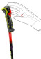 náhľad Leki WCR Pro Lite SL TR, bright red-violet-neonyellow