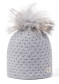 náhľad Dámska čiapka Granadilla HONEYCOMB STRASS PEARL GREY