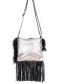 náhľad Dámska kabelka GENA BAG SMALL FRINGE BLK/WHT