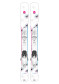 náhľad Rossignol Fun Girl Kid-X 100-130 +Kid-X 4 B76 wht/silv-set