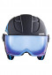 náhľad Detská lyžiarska prilba Alpina Carat LE Visor HM Blue