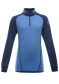 náhľad Detské tričko DEVOLD DUO ACTIVE JUNIOR ZIP NECK HEAVEN