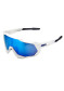 náhľad Športové brýle 100% Speedtrap Matte White-Hiper Blue