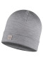 náhľad Buff 111170.933.10 Merino Heavyweight Beanie Solid Light Grey